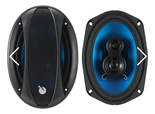 Par D Bocinas 6x9 3 Vias 150w. Rms Planet Audio Anarchy Ac69 Color Negro