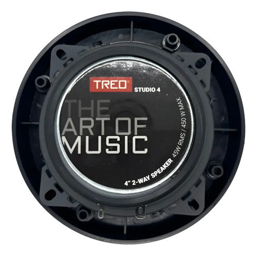 Par Bocinas Coaxiales De 4 2 Vias 450 Watts Max Treo Studio4