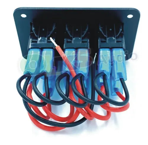 Panel Con 3 Switch Apagador Botonera 12v Rockseries Rks-sw3