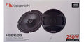 Par Bocinas 6.5pul 2 Vias 35w Rms 4ohms Nakamichi Nse1628 Color Negro