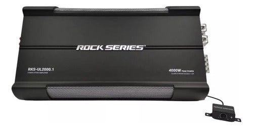 Amplificador Rock Series Rks-ul2000.1 4000w Max Clase D 1ch Negro