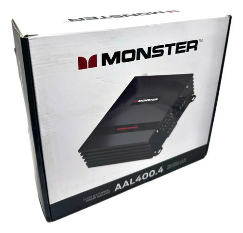 Amplificador Clase D 4 Canales 1600w Rms 1o Monster Aal400.4