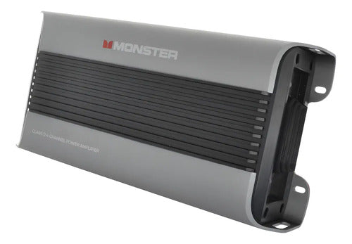 Amplificador Marino 4 Canales Monster Auto Arc140.4 2000w Gris Plateado