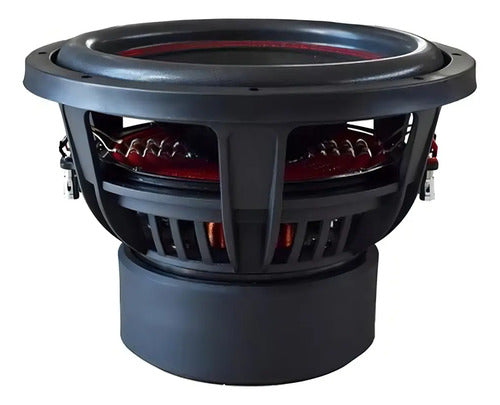 Subwoofer 12 Ultimate 4000 Watts 1 Ohm Rockseries Rks-12d1xs Color Negro