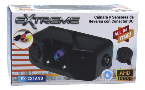Cámara Reversa  Con 2 Sensores Reversa Led Extreme Ex-2x1and