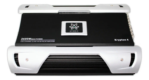 Amplificador Atomic Krypton 4 2600 W 4 Canales Clase A Negro