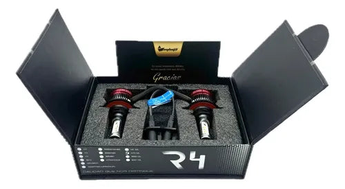 Kit Luces Focos Led Chip Csp 48w 18000 L Lupa Imloya R4-h13