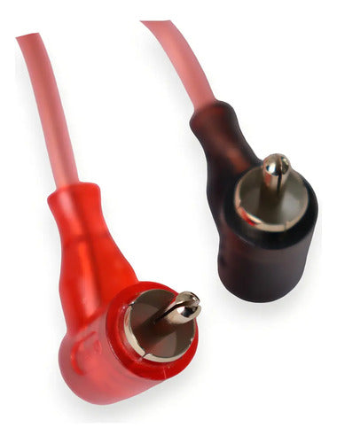 Cable Rca 45cm Mts Para Audio Libre De Oxigeno Krack Audio