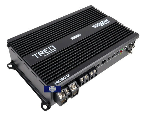 Amplificador Micro Clase D 2 Canales 125w @4ohms Treo Micro2