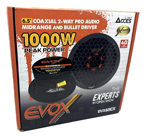 Medio Rango 6.5 250w Rms 2 Vias Open Show Evox Acces Evx65cx