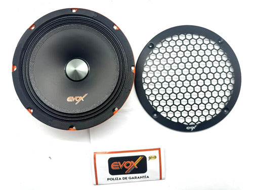 Medio Rango 8puLG Evox Evx8slim 800 Watts Linea Slim Color Negro