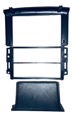 Frente Adaptador Con Bisel Y Guantera Para Autoestereos De 1 O 2 Din Para Chevrolet Aveo 2