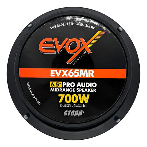 Medio Rango De 6.5'' 350w. Rms 700w. Max 8 Ohms Evox Evx65mr