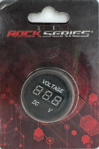 Voltimetro Digital Azul Tipo Socket Rockseries Rks-dv180