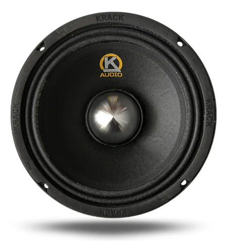 Par Medio Rango Krack Audio 8 Kmd-880 250w Rms/500w Max Color Negro