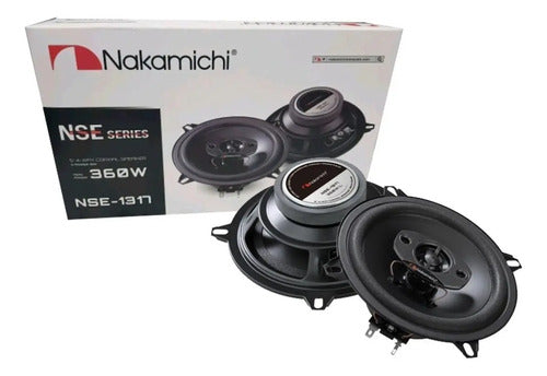 Par De Bocinas 5.25 5-1/4 4 Vias 360 Watts Nakamichi Nse1317