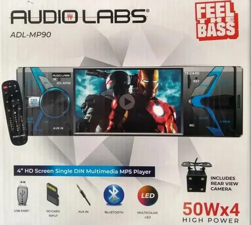 Autoestereo Pantalla Lcd Audio Labs 4 Pulgadas Adl-mp90 Spotify