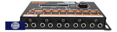 Procesador Digital Evox Evx2dspx Dsp Parametrico 15bandas Color Negro