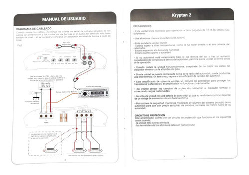 Amplificador 2 Canales Clase A/b 400w. Rms Atomic Krypton2