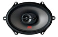 Par De Bocinas Triaxiales Mtx Terminator Tnl683 De 6x8  Y 5x7  Con 55w Rms Negro Con Rojo