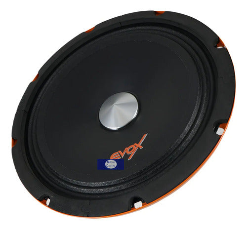 Medio Rango 8puLG Evox Evx8slim 800 Watts Linea Slim Color Negro