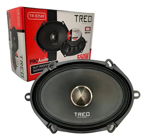 Medio Rango 5x7 275w. Rms 4 Ohms. Open Show Treo Tr-57mr