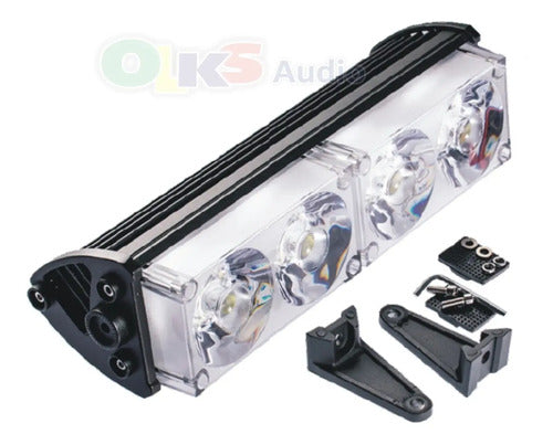 Barra Led Lupa De 28cm 80w 6000k Ip65 12-24v Lumen Lm-wl2f