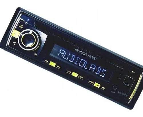 Autoestereo Cd Am Fm Bt Siri App 4rca 2v Audiolabs Adl-560cd
