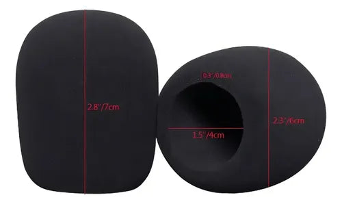 Esponja Paravientos Anti Pop Microfono 490-971 Radox Negro