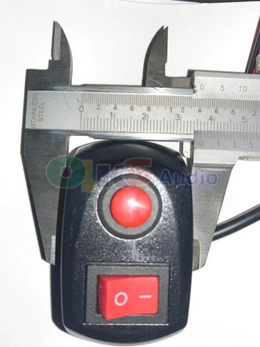 Switch Doble Para Controlar Estrobo De Luces Led Lm-sk05