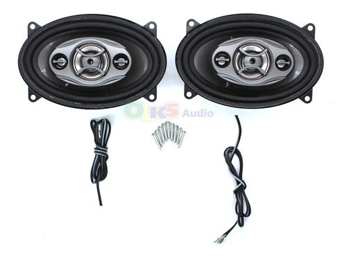 Par De Bocinas 4x6 450w Max 45w Rms 4ohms Audiolabs Adl-sp46