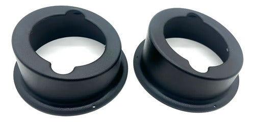 Par Aumento Alza Volcan Para Tweeter Bala De 3.5'', 4'' 200b Color Negro