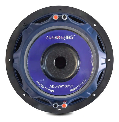 Subwoofer De 10 PLG Audio Labs Adl-sw10dvc Doble Bobina 700w Color Azul