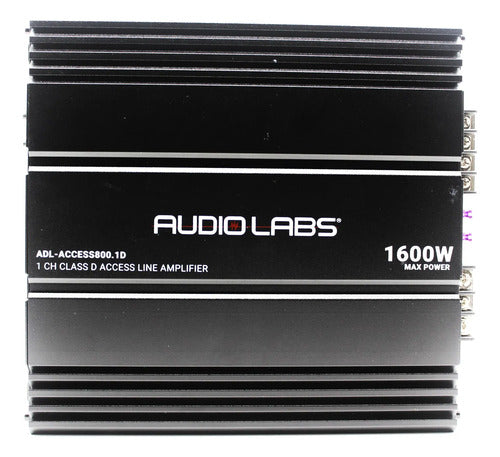 Amplificador 1 Canal 200w @4ohms Audiolabs Adl-access800.1d