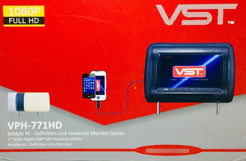 Cabecera Con Pantalla 7 Hdmi Usb Mhl Control R Vst Vph-771hd