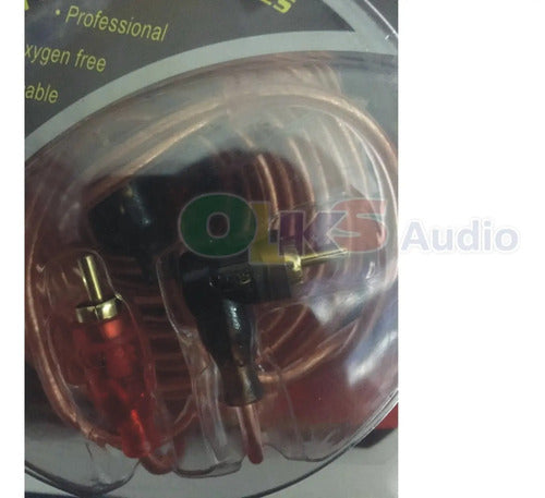 Cable Rca De 3mt. 2 Canales Libre De Oxigeno Krack Kr-10ft