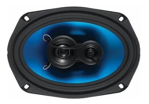 Par D Bocinas 6x9 3 Vias 150w. Rms Planet Audio Anarchy Ac69 Color Negro