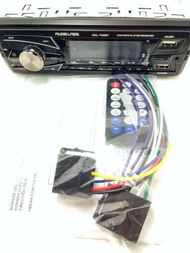 Autoestéreo Multimedia Usb Bluetooth Audiolabs Adl-700bt