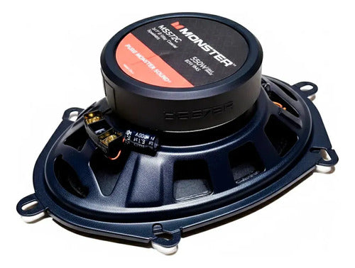 Par Bocinas Coaxiales 5x7 2 Vias 55w Rms 4ohm Monster Ms572c