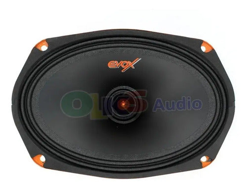 2 Medios Con Led 400w Rms 8 Ohm Open Show Evox Sky Evx69led