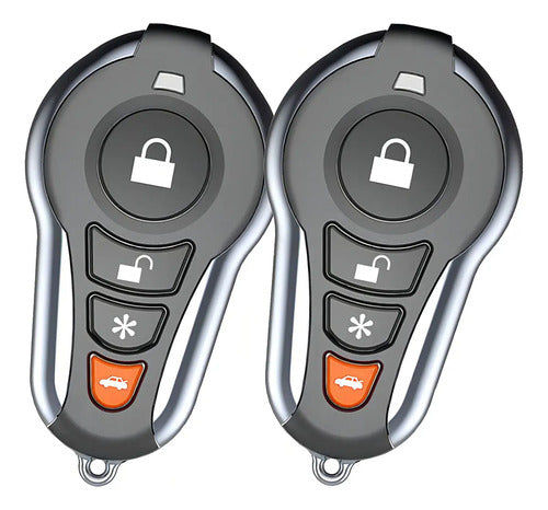 Alarma Automotriz 17 Funciones 2 Controles Extreme Black