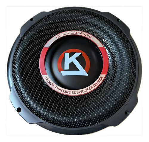 Subwoofer Plano De 12´´ 300w Rms 4+4 Ohm Krack Kws-12800xp