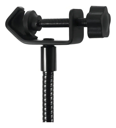 Pantalla Paravientos Para Microfono Ajustable 490-633 Radox Color Negro
