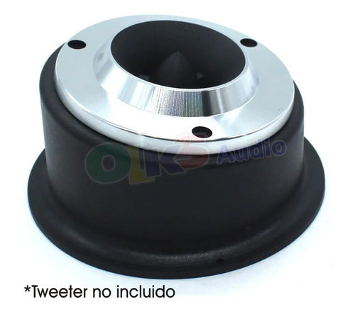 Par Aumento Alza Volcan Para Tweeter Bala De 3.5'', 4'' 200b
