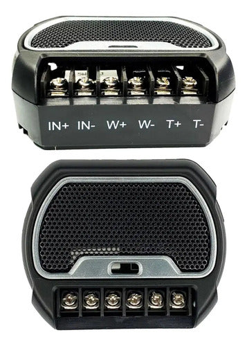 Set De Medios Coustic Pro-65.2c 6.5 PuLG 500w Max 2 Vias