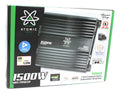 Amplificador Atomic 1 Canal Galaxy1 1500w Bass Open Show Color Negro