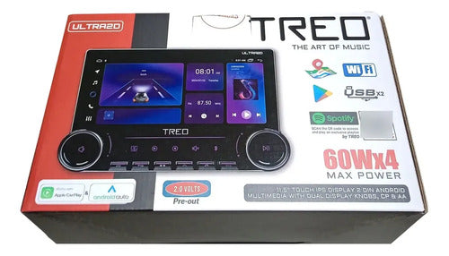 Estéreo Pantalla 11.5 PLG 2din Carplay Wifi A/a Ultra2d Treo