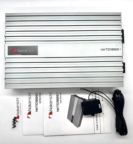 Amplificador 1 Canal Clase D 400w Rms Nakamichi Nktd1000.1