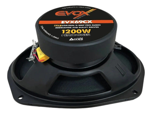 Medio Rango 6x9 300w Rms 8 Ohms Open Show Evox Acces Evx69cx