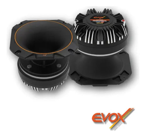 2 Tweeter Bala 6pLG 500w Rms Bobina De Titanio Evox Evx15cds Color Negro
